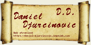 Daniel Đurčinović vizit kartica